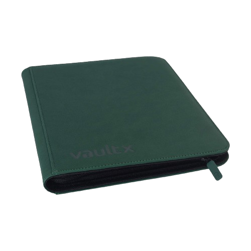 Vault X - Forest Green 9 Pocket Zip Binder