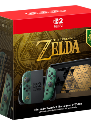 Nintendo Switch 2 - The Legend of Zelda 40th Anniversary Edition Console