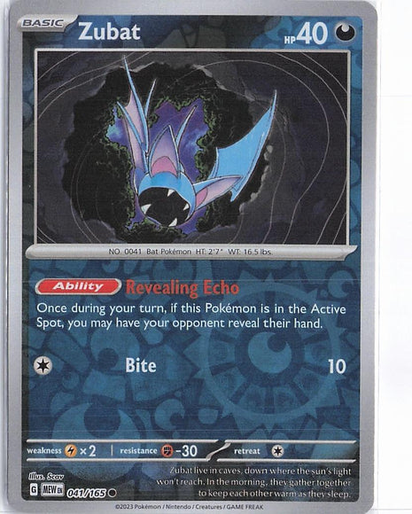 Zubat 041/165 (RH)