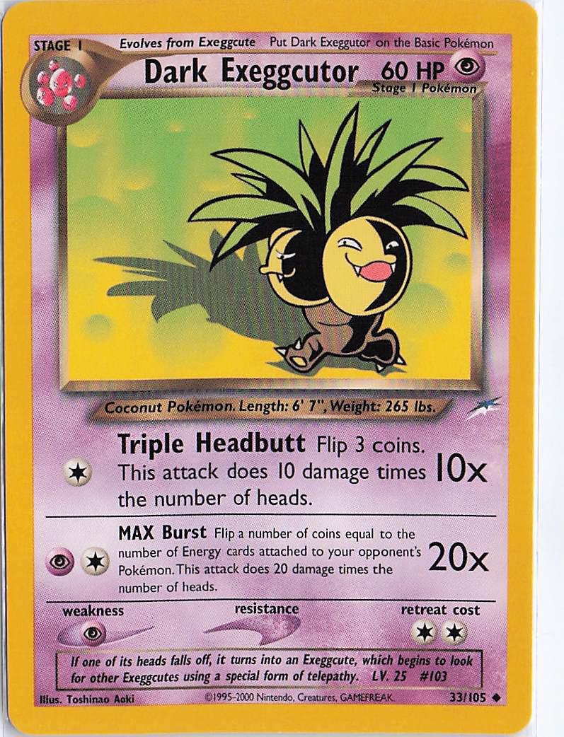 Dark Exeggcutor 33/105