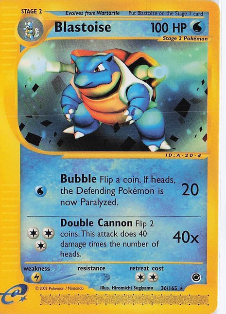 Blastoise 36/165