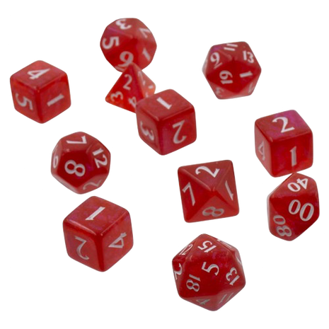 Ultra Pro - Eclipse: Apple Red 11 Dice Set
