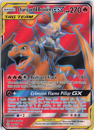 Charizard & Braixen GX 212/236
