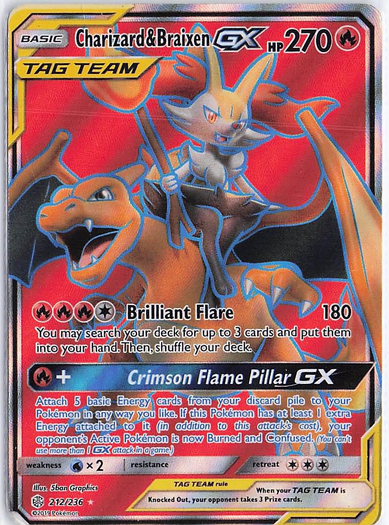 Charizard & Braixen GX 212/236