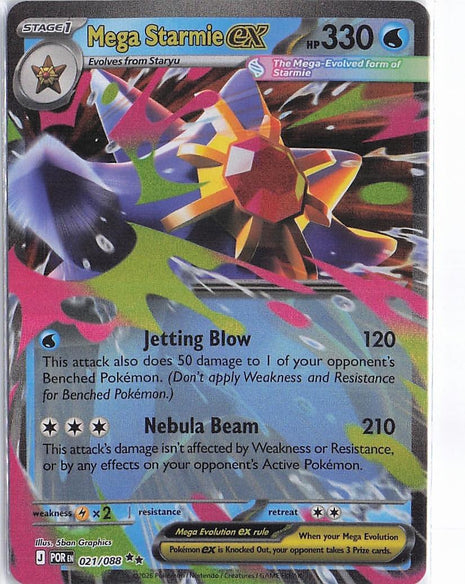 Mega Starmie ex 021/088