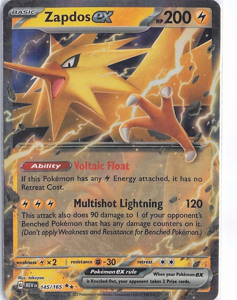 Zapdos ex 145/165