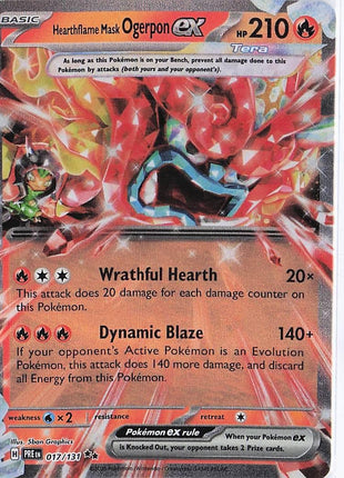 Hearthflame Mask Ogerpon ex 017/131
