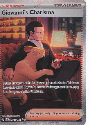 Giovanni’s Charisma 204/165