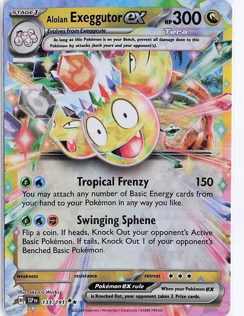 Alolan Exeggutor ex 133/191