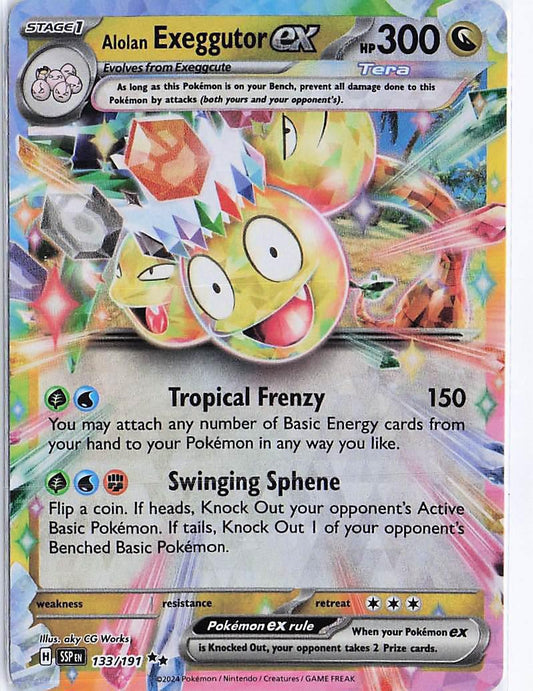 Alolan Exeggutor ex 133/191