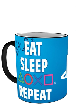 Playstation - Eat Sleep Repeat Heat Change Mug