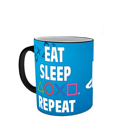 Playstation - Eat Sleep Repeat Heat Change Mug