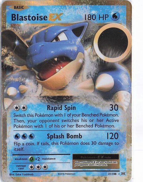 Blastoise EX 21/108