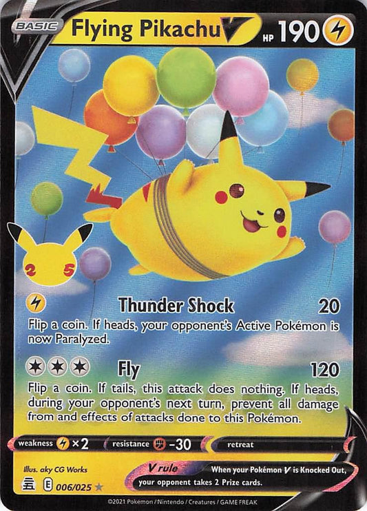Flying Pikachu 006/025 (Celebrations)