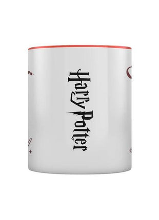 Harry Potter - Gryffindor Coloured Inner and Handle Ceramic Mug