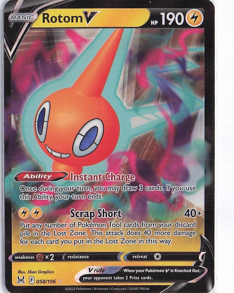 Rotom V 058/196