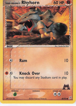 Team Magma's Rhyhorn 68/95