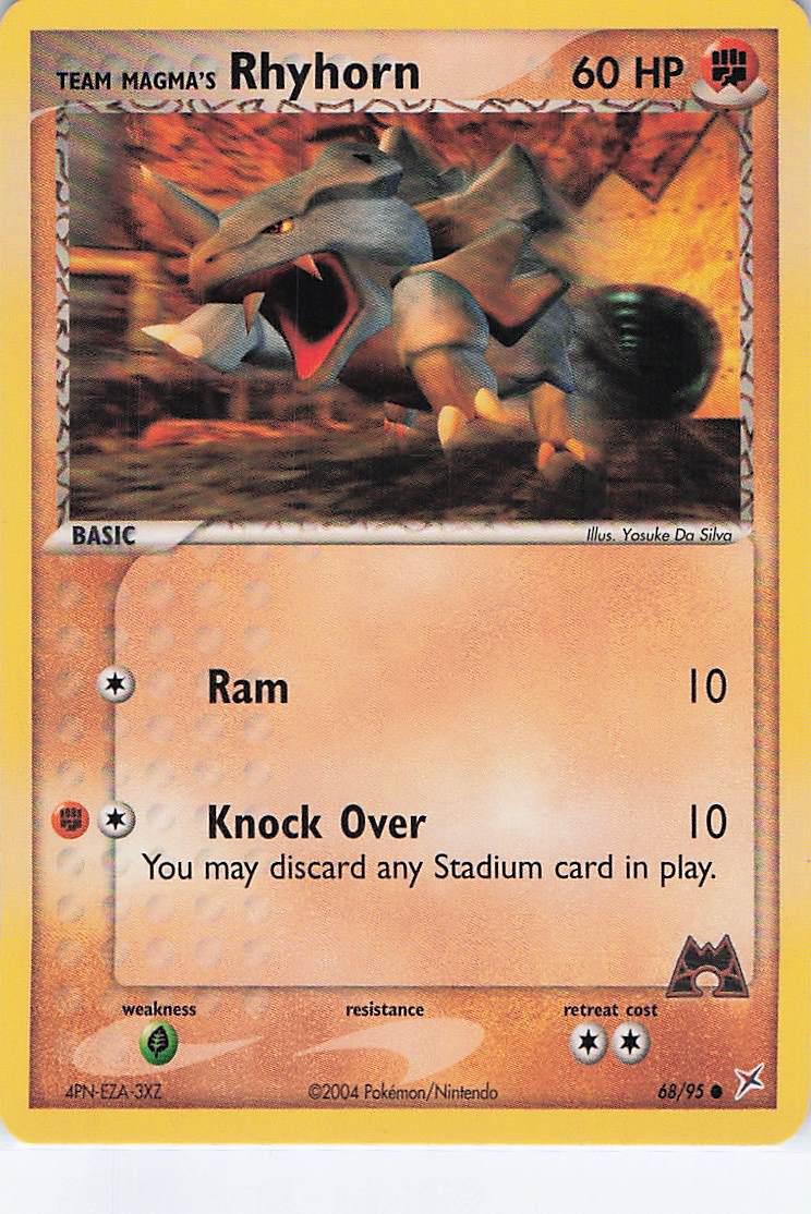 Team Magma's Rhyhorn 68/95