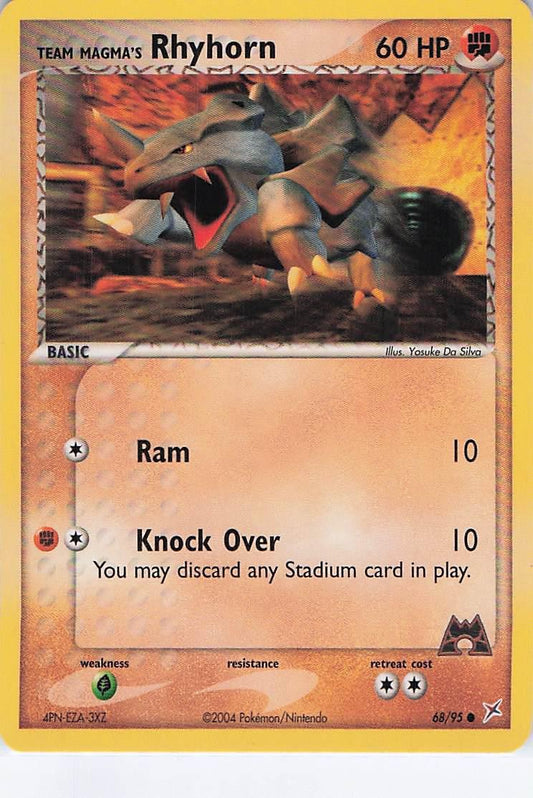 Team Magma's Rhyhorn 68/95