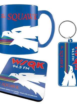 Stranger Things - WSQK Mug, Coaster & Keychain Gift Set