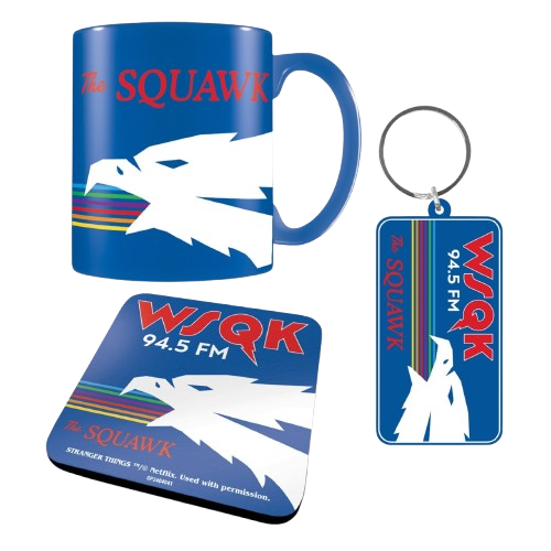 Stranger Things - WSQK Mug, Coaster & Keychain Gift Set