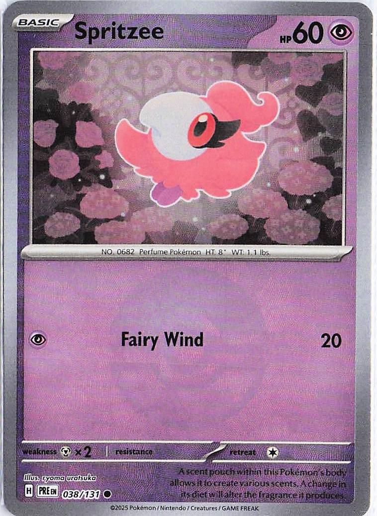 Spritzee 038/131 (Pokeball Holo)