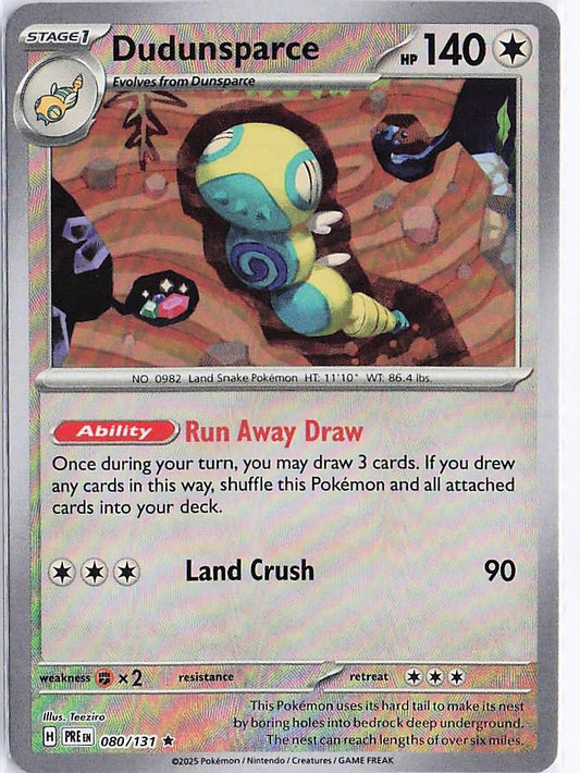 Dudunsparce 080/131 (Pokeball Holo)