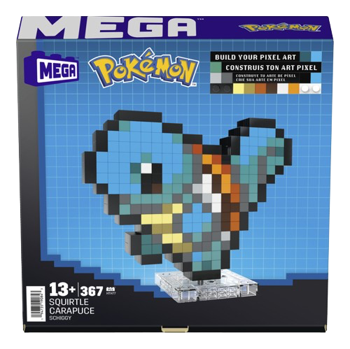 Mega Blocks - Pokemon Squirtle Pixel Art