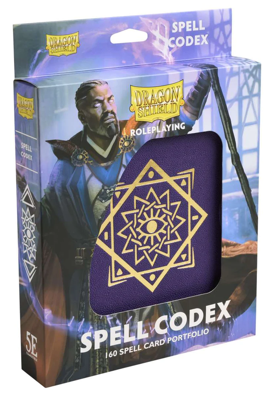 Dragon Shield - Spell Codex 100 Spell Card Portfolio - Arcane Purple