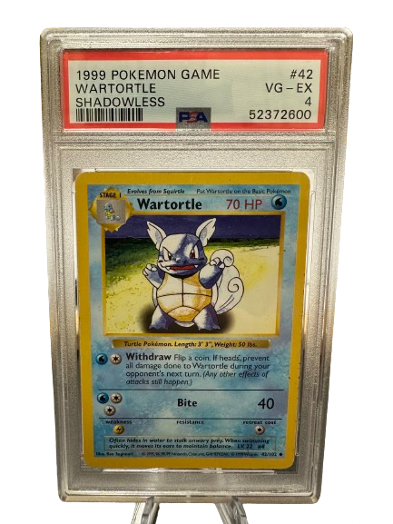 Wartortle 42/102 PSA 4