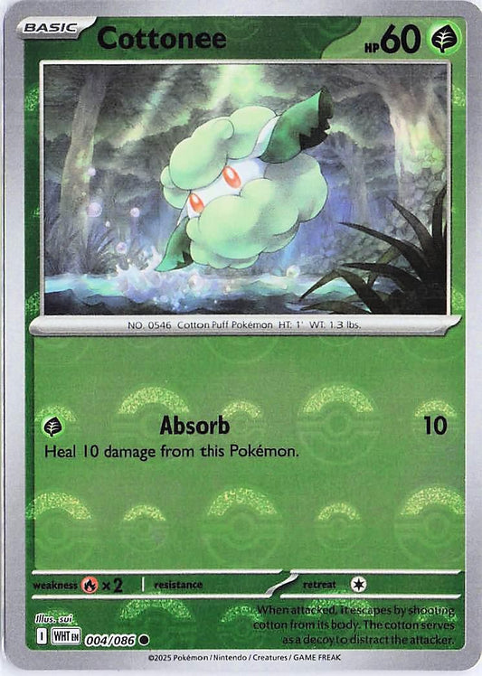 Cottonee 004/086 (Pokeball)