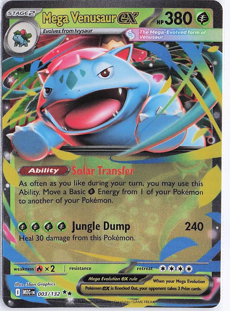 Mega Venasaur ex 003/132