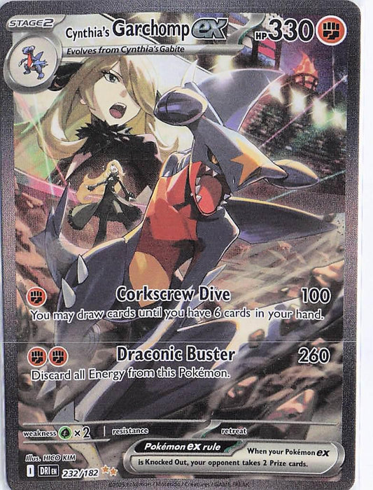 Cynthia’s Garchomp ex 232/182