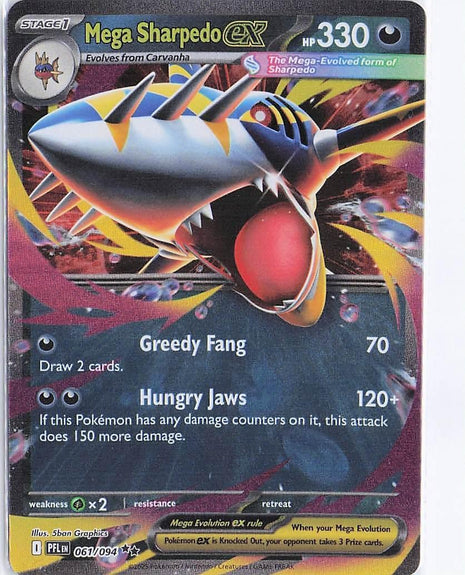 Mega Sharpedo ex 061/094