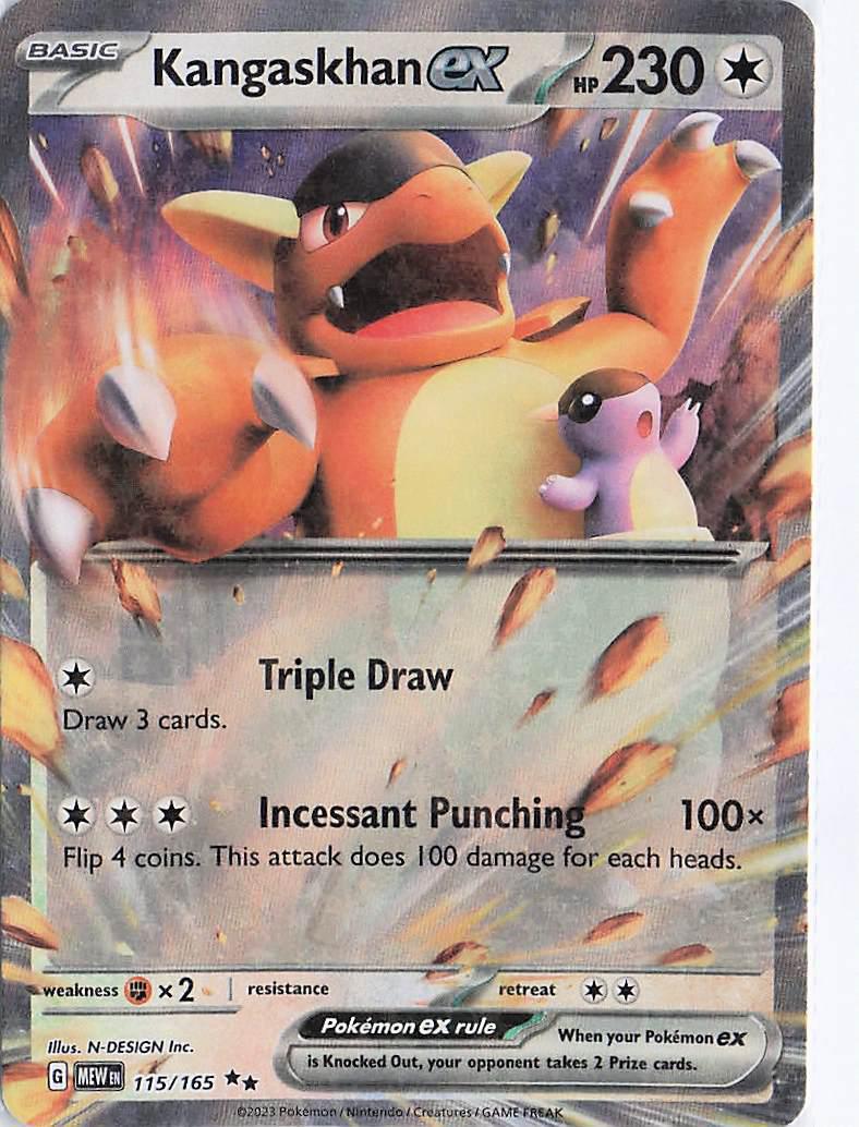 Kangaskhan ex 115/165