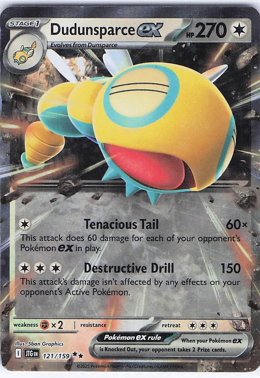 Dudunsparce ex 121/159