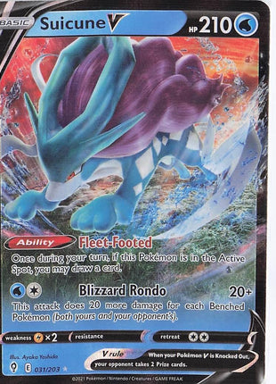Suicune V 031/203