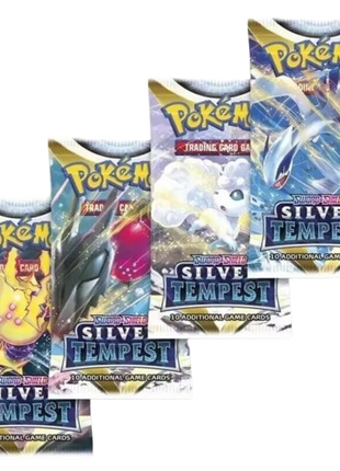 Pokemon - Silver Tempest Booster Pack Complete Art Set