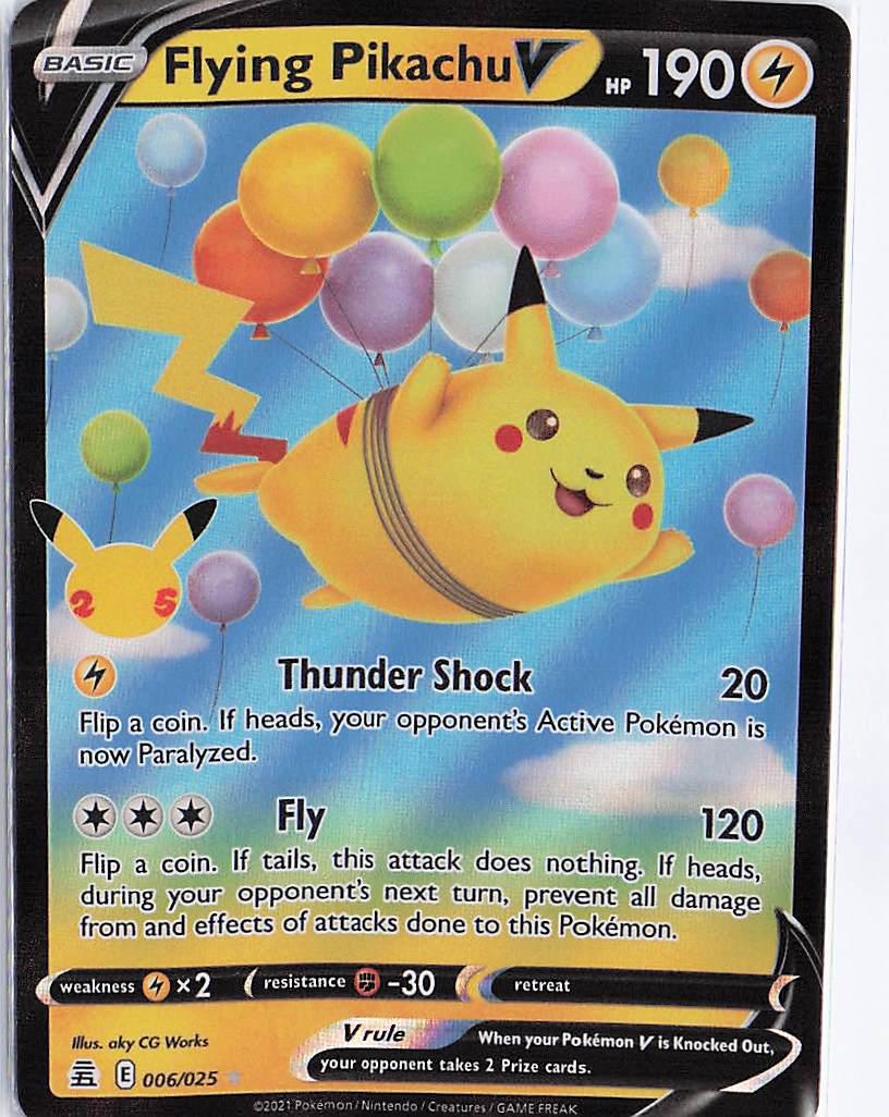 Flying Pikachu V 006/025