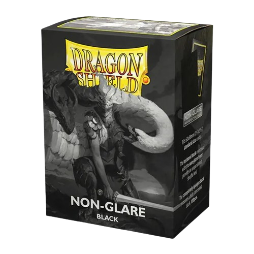 Dragon Shield - Non-Glare Black Matte Sleeves (100)