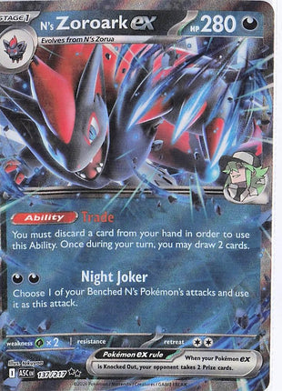 N’s Zoroark ex 137/217
