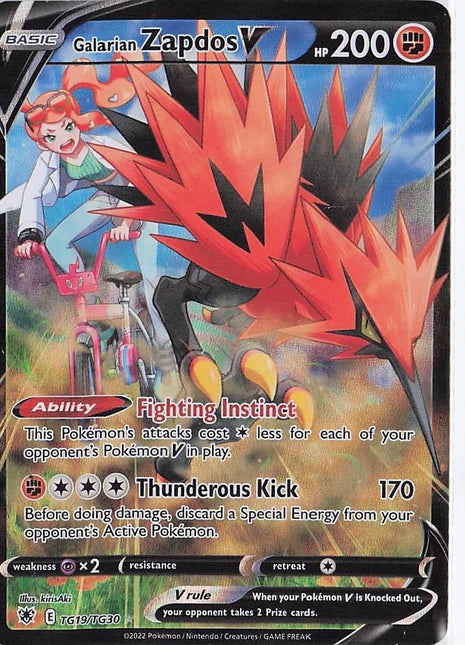 Galarian Zapdos V TG19/TG30 (D)