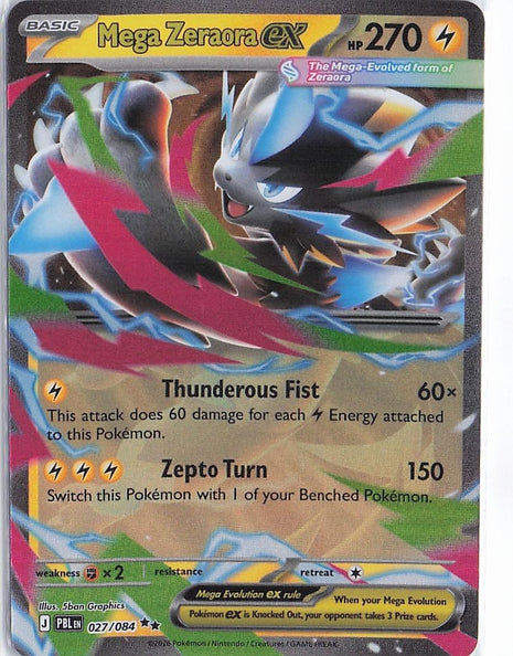 Mega Zeraora ex 027/084