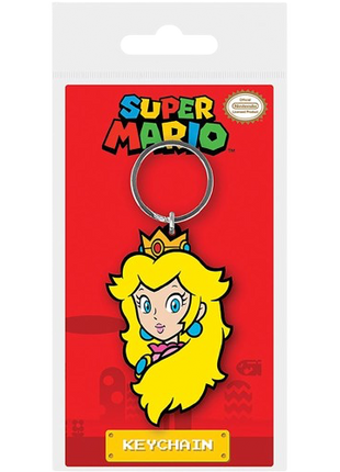 Super Mario - Princess Peach Rubber Keyring