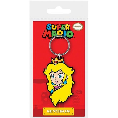 Super Mario - Princess Peach Rubber Keyring