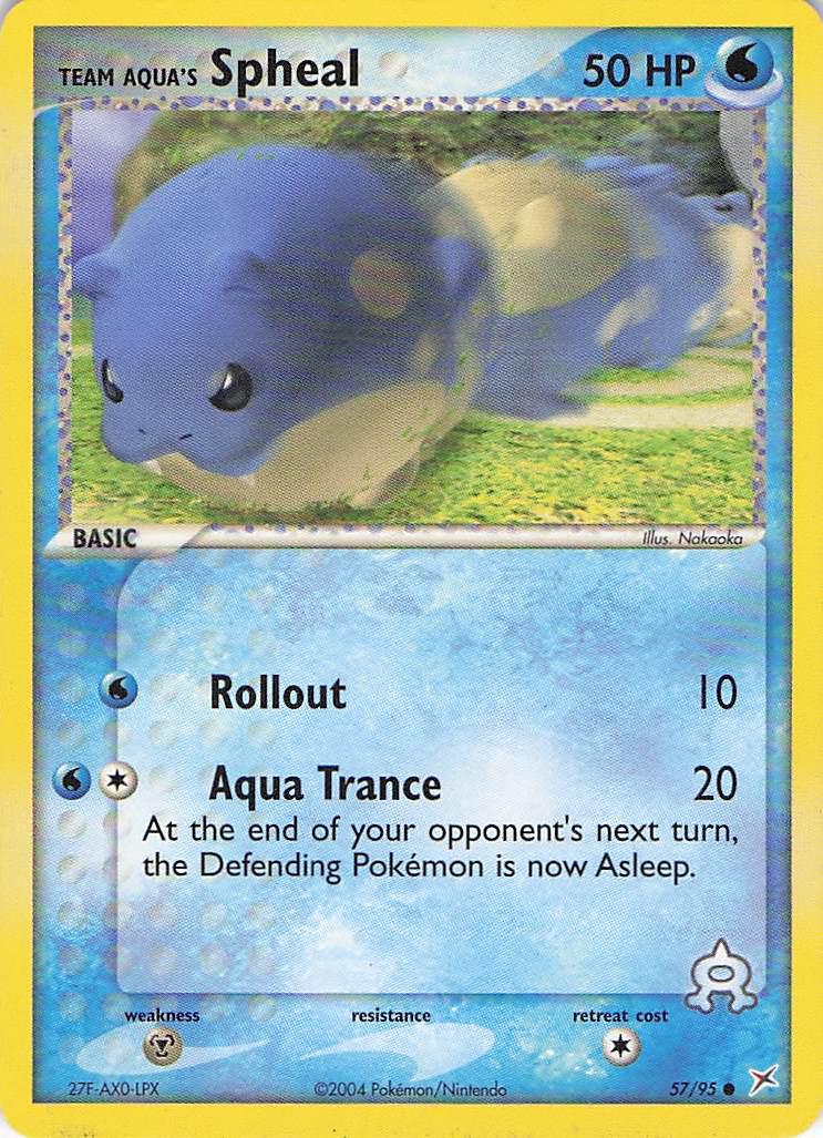 Team Aqua’s Spheal 57/95