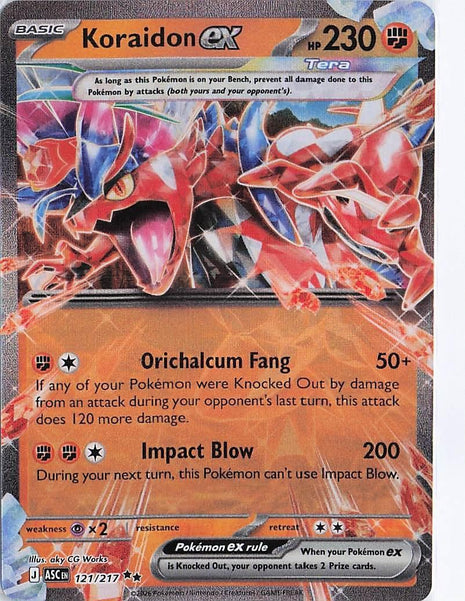 Koraidon ex 121/217