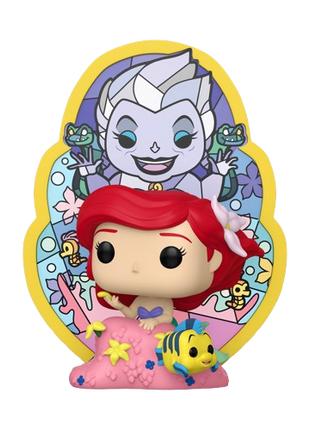 The Little Mermaid - Ariel (Ursula Stained Glass) #1702 Deluxe Funko Pop!
