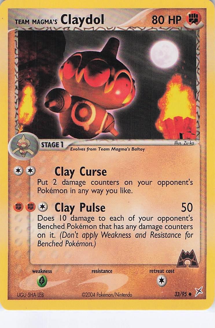 Team Magma's Claydol 33/95