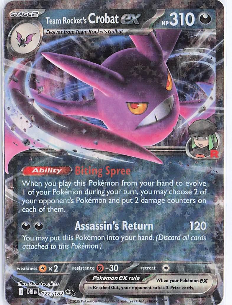 Team Rocket's Crobat ex 122/182